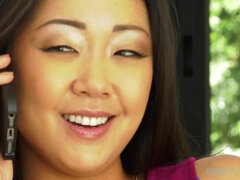 Tiny Asian Screwed By Big Black Dick After Massage