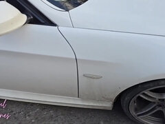 Amatéři, Kuřba, Auto, Sperma v puse, Vlasaté, Dospělé, Mamina, Pička