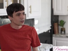 Stepsis' Blowjob & Creampie: Skinny Redhead with Braces Gets Rough in POV, S7:E8