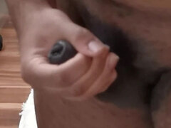 Leie, Pummelig, Spermaladung, Schwul, Handjob
