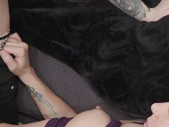 Footsie Turns Into Fucking Featuring Sinn Sage, Charlotte Sartre