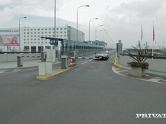 Classy Blonde New Cummer Ria Sunn Gets Destroyed in the Back of Limo car - erotic sex in sexy stockings