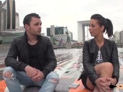 Porn actor Juliana and her boyfriend make their first scene together