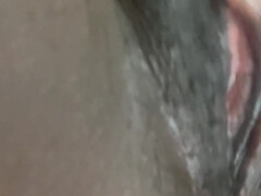 Afrikansk, Svart, Hunn, Hjemmelaget, Onani, Orgasme, Alene