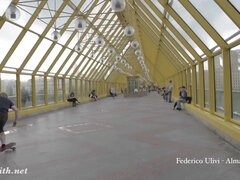 Brunett, Blottande, Naturliga tuttar, Utomhus, Fitta, Rödhårig, Mager, Solo