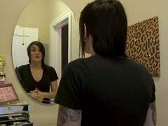 18, Ruskeahiuksinen, Hd, Lesbo, Itsetyydytys, Pillu, Strap on dildo, Lelut