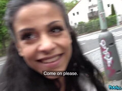 Public Agent - Tiny Darkhaired Babe Had Sex In Public 1 - Sandra Soul