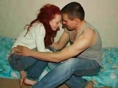 Grosser schwanz, Blasen, Hundestellung, Natürlichen titten, Rotschopf, Dürr, Jungendliche (18+), Titten