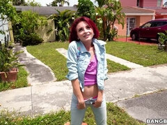 Amatorka, Obciąganie, Wytrysk do ust, Styl na pieska, Hardcore, Hd, Rudowłosa, Jazda konna