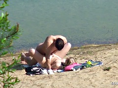 Strand, Paar, Deutsch, Hardcore, Jungendliche (18+), Spanner