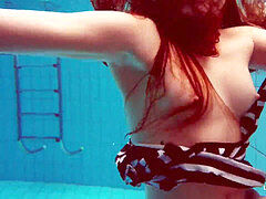 red-hot Russian underwater babe Nina Mohnatka