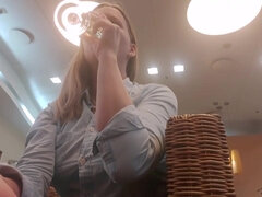 Amatör, Fingering, Hd, Onani, Offentlig, Solo, Tonåring, Toalett