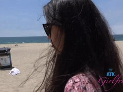 엉덩이, 해변, 큰 엉덩이, 보지, 청소년, 젖가슴