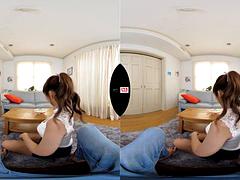 Idol 2: Blowjob, Brunette  Asian VR Porn