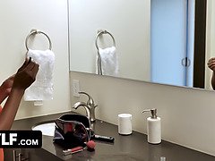 Hot Ebony Stepmom And Stepdaughter Ana Foxxx And Evi Rei Share White Professor's Cock