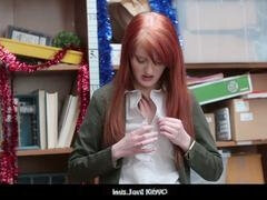 Caught red-handed: Shoplyfter Krystal Orchid pays the price for stealing