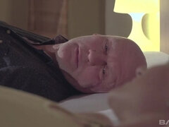 Luna Melba bangs a seventy year old stud in a cheap hotel