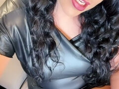 Sperm skott, Hansker, Runke, Latex, Slave