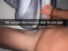 18 Year Old Cosplay Teen Cheats At Party! Snapchat German