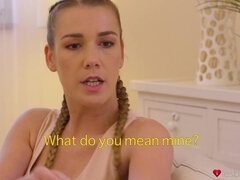 Magnificent Czech babe pleases her girlfriend on the couch