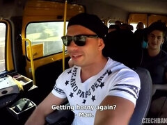 Czech Bus of Lust: Extreme Gangbang Action