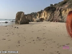 Plage, Gros seins, Femelle, Poilue, Hd, Seins naturels, Rousse roux, Solo