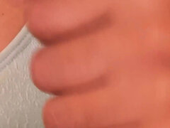 Nerd Student Tattoed Gives Hot Blowjob After Class