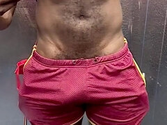 I Am Commando, in a Lift with a Big Mirror, so I Am Showing It off