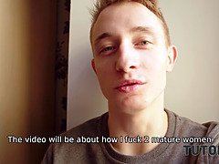 Blond, Oudere vrouw, Moeder die ik wil neuken, Gezichtspunt, Kousen, Lerarin