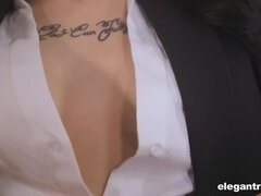 엉덩이, 흑갈색 머리, 쿠거, 핸드잡, 마사지, 나이든, 러시아인, 면도된