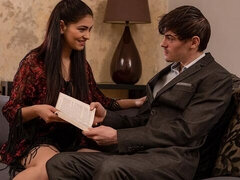 큰 엉덩이, 큰 음경, 큰 가슴, 오랄섹스, 흑갈색 머리, 도기스타일, 밀프, 면도된