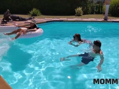 Sort, Brunette, Tjekke, Hårdt, Ældre kvinde, Mor, Udendørs, Fisse