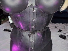 Amatör, Fetisch, Klackar, Latex, Solo