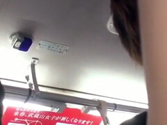 Kuřba, Autobus, Sperma v puse, Roztomilá, Fetiš, Japonské, Kalhotky, Sukně