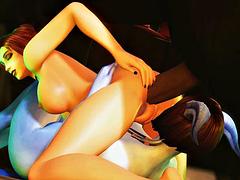 3d, Анальный секс, Большой член, Большие сиськи, Сборник, Двойное проникновение, Наездница, Сиськи