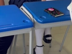 Mara Always Arrives Late to the Classroom and Fucks the Teacher to Get Her to Leave