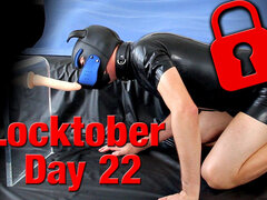 Locktober Day 22 Horny Finding a Bone to Play with