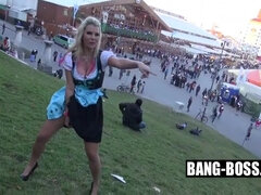 Porno Challenge Treibts Auf Dem Oktoberfest With Aische Pervers