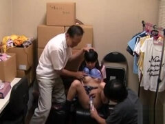 Japanese beauty is fond of getting twat stimulated, fingered