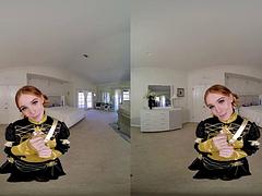 Redhead ft. Madi Collins: Blowjob, Pov  Small Tits VR Porn