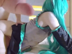 Juicy Japanese girl featuring hot cosplay sex video