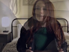잡힌, 크림파이, 하드코어, 셀카, 빨간 머리, 면도된, 젖가슴