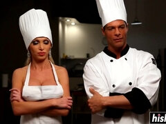 Nikki enjoys screwing in different poses - nikki benz