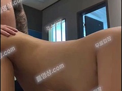 Amatör, Asiatisk, Avsugning, Creampie, Grupp, Koreansk, Onani, Trekant