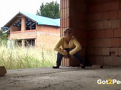 18, Blondin, Kvinna, Fetisch, Hd, Offentlig, Fitta, Sprutande