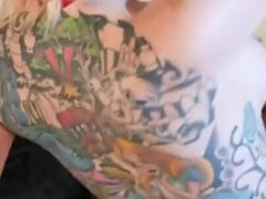Amerikansk, Stor kuk, Svart, Avsugning, Mellanrasig, Milf, Shemale, Tatuering
