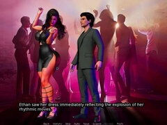 Couple's Love 08 - Cuckold Husband Watches His Hotwife Kissing Another Man in Front of Him - 3D Porn Game