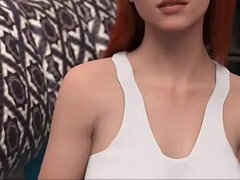 18, 3d, Piękna, Duży tyłek, Duży kutas, Gra, Rudowłosa, Nastolatki