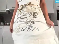 Lady Lyne vacuuming and rubbing at secretfriends