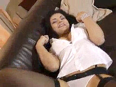 Amatőr, Cumizás, Európai, Sarokkal való, Bugyi, Harisnya